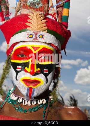 Rolex Junner Singsing Gruppo, Highlands occidentali della provincia - Goroka Show, Papua Nuova Guinea Foto Stock