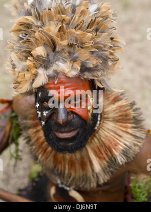 Yuntapa Kalsa Singsing Gruppo, Yonki, altipiani orientali della provincia - Goroka Show, Papua Nuova Guinea Foto Stock