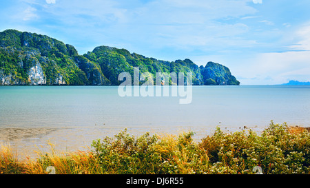 Koh Lanta Noi verde paesaggio, Krabi, Thailandia Foto Stock