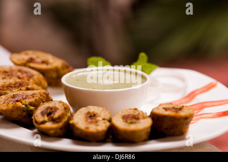 Kebab Mixed - grigliate di carne snack Foto Stock