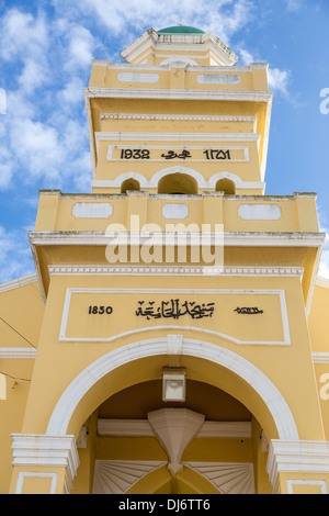 Sud Africa, Cape Town, Bo-kaap. La Moschea Jameah, aka Queen Victoria moschea. Foto Stock