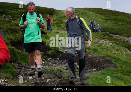 Il dr. gerry mcpartlin sul ben chonzie Foto Stock