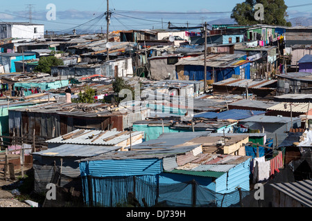 Sud Africa, Cape Town, Khayelitsha Township. Foto Stock