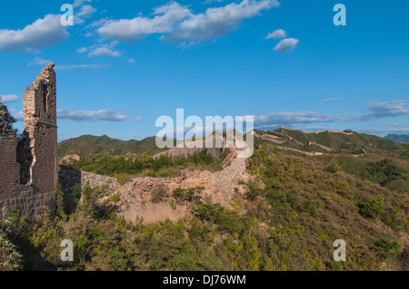 Il Grande Muro. Gubeikou. Cina. Foto Stock