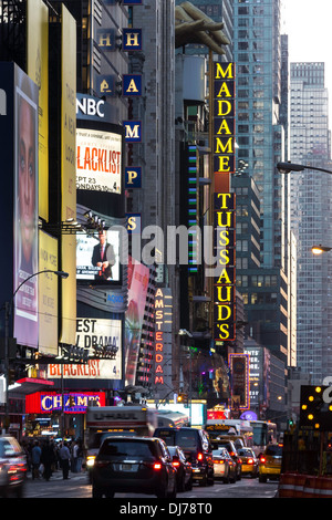 Madame Tussauds, 42nd Street, Times Square, New York, USA 2013 Foto Stock
