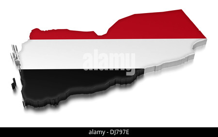 Yemen (percorso di clipping incluso) Foto Stock