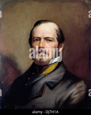 Benjamin Franklin Reinhart, Ritratto di Joseph Eggleston Johnston 1860-1861 Olio su tela pannello. National Portrait Gallery, lavare Foto Stock