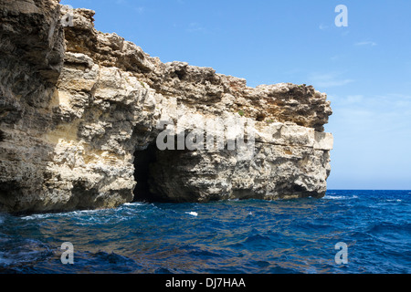 Pietra sulla isola di Comino e Malta Foto Stock