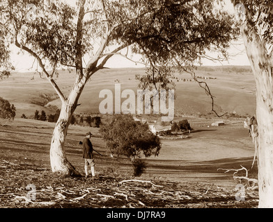 I coloni homestead in Monaro Australia New South Wales NSW probabilmente 1920s Foto Stock