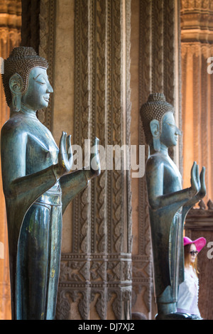 Ho Wat Phra Keo tempio di Vientiane, Laos Foto Stock
