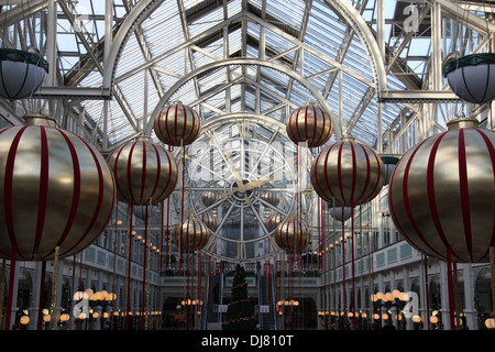 St Stephen's Green Shopping Center nella città di Dublino a Natale Foto Stock