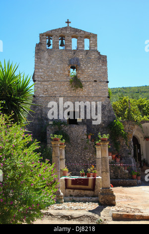 Monastero di Anafonitria, che fu costruito nel XIV secolo, Zante, isole Ionie, Grecia. Foto Stock