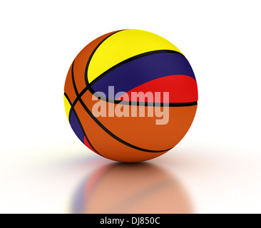 Colombiano squadra di pallacanestro (High Resolation computer immagine generata) Foto Stock