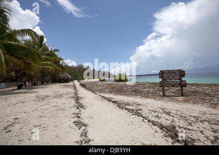 Mare delle Andamane, Ross e smith Island Isole Andamane, India Foto Stock