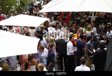 L'atmosfera alla moda di Gala Brunch a Ellington Hotel durante la Mercedes Benz Fashion Week Berlin Primavera/Estate 2013. Berlino, Germania - 07.07.2012 Foto Stock