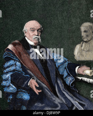 Sir William Jenner, 1° Baronet (1815-1898). Medico inglese. Ha scoperto la distinzione tra il tifo e tifo. Colorati. Foto Stock