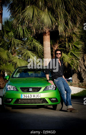 Tom Beck al lancio della nuova SEAT Ibiza. Ibiza, Spagna - 04.05.2012 Foto Stock