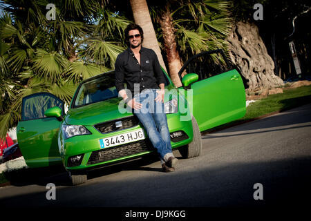 Tom Beck al lancio della nuova SEAT Ibiza. Ibiza, Spagna - 04.05.2012 Foto Stock