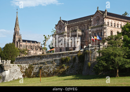 Palazzo Sobrellano, Comillas, Cantabria Spagna Foto Stock