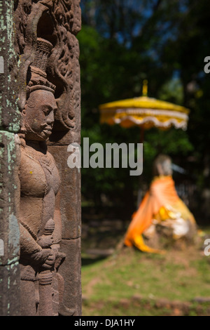 Antiche rovine Khmer in Champasak, Laos Foto Stock