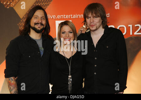 Ewig ( Jeanette Biedermann) frequentano 7 assemblea PRG LEA Live Entertainment Award al Festhalle. Francoforte, Germania - 20.03.2012 Foto Stock