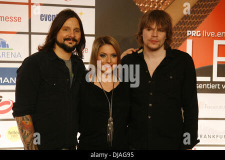 Ewig ( Jeanette Biedermann) frequentano 7 assemblea PRG LEA Live Entertainment Award al Festhalle. Francoforte, Germania - 20.03.2012 Foto Stock