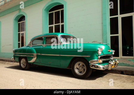 Auto d'epoca, American classic car, Camagüey, Cuba Foto Stock