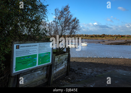 Fiume Roach all incrocio di ancoraggio Foto Stock