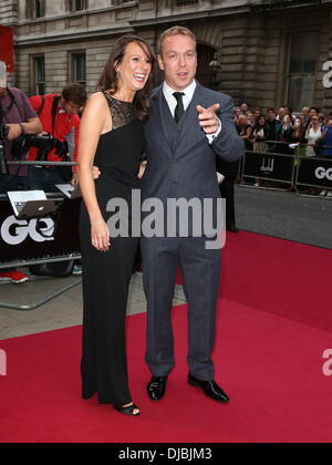 Sarra Hoy e Chris Hoy la GQ Men of the Year Awards 2012 arrivi - Londra, Inghilterra - 04.09.12 Foto Stock