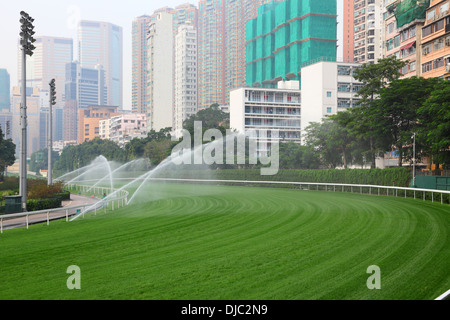 Ippodromo Happy Valley di Hong Kong Foto Stock