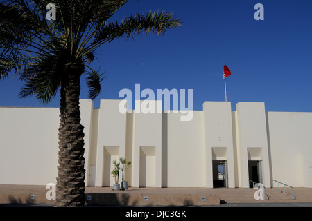 Vista esterna del Bahrain Fort Museum, Al Qalah, Regno del Bahrein Foto Stock