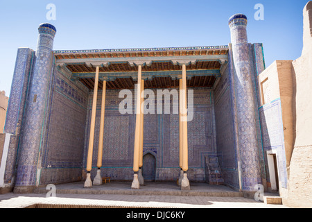 La moschea di Kunya Ark, noto anche come Kohna Arca, Ichan Kala, Khiva, Uzbekistan Foto Stock