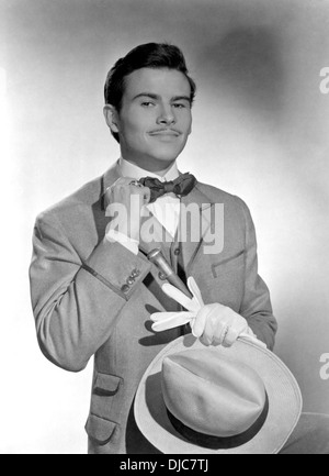 Horst Buchholz sul set del film, Confessioni di Felix Krull (aka Bekenntnisse des Hochstaplers Felix Krull), 1957 Foto Stock