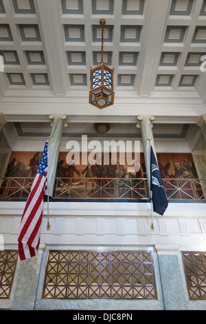 Ufficio postale di Poughkeepsie New York Foto Stock