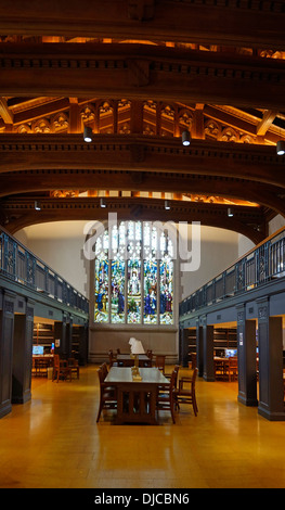 Interno del Vassar College library Foto Stock