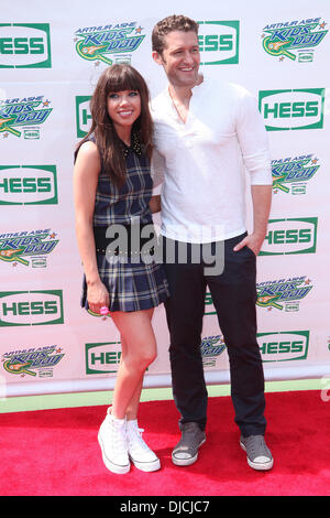 Carly Rae Jepsen, Matthew Morrison Arthur Ashe Kids Day 2012, tenutosi a USTA Billie Jean King National Tennis Center in Flushing New York City, Stati Uniti d'America - 25.08.12 Foto Stock