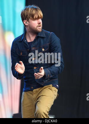 Ricky Wilson, Kaiser Chiefs Festival della lettura 2012 - Prestazioni - Giorno tre Reading, in Inghilterra - 26.08.12 Foto Stock