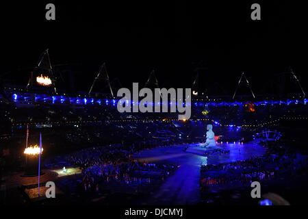 Atmosfera London 2012 Giochi Paralimpici - Cerimonia di Apertura a Londra, Inghilterra - 29.08.12 Foto Stock