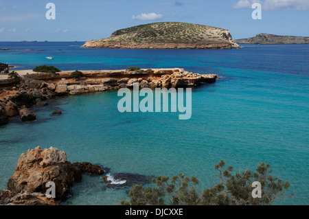 Seascape, punta de sa torre, ibiza, Spagna Foto Stock