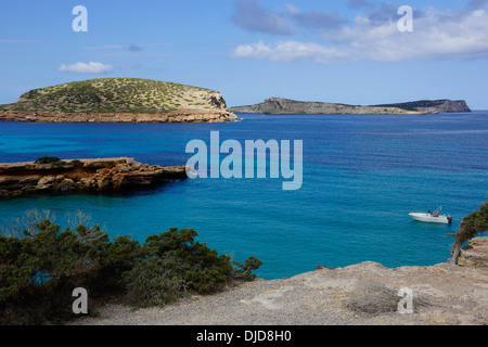 Seascape, punta de sa torre, ibiza, Spagna Foto Stock