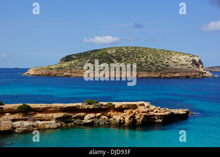 Seascape, punta de sa torre, ibiza, Spagna Foto Stock