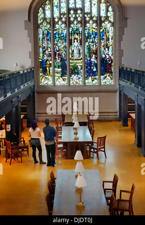 Interno del Vassar College library Foto Stock