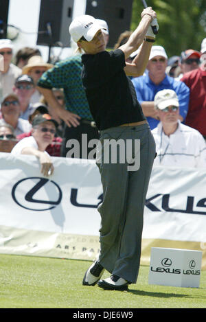 Maggio 02, 2004; Boulder City, NV, STATI UNITI D'AMERICA; SHELBY LYNN alla sesta annuale 'Michael Douglas e amici Celebrity Golf' milioni di buco in una sparatoria a cascata Campo da Golf presentato da Lexus a beneficio del Motion Picture & Television Fund. Foto Stock