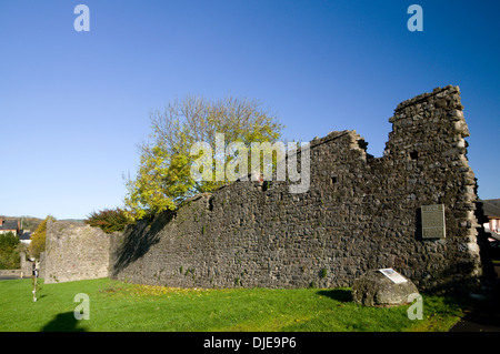 Chepstow parete porta, città di difesa, Chepstow, Monmouthshire, Galles del Sud. Foto Stock