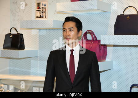 Shanghai, Cina. 23 Nov, 2013. Il coreano star Song Seung Heon assiste cerimonia di apertura in Cina a Shanghai il sabato 23 novembre, 2013. © TopPhoto/Alamy Live News Foto Stock