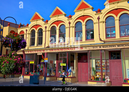 Ferramenta, centro città, Ramsey, Isola di Man Foto Stock