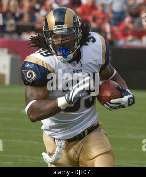 2007 - San Francisco, California, Stati Uniti - San Francisco 49ers vs ST. Louis Rams al Monster Park Domenica, 18 novembre 2007. Louis Rams running back Steven Jackson #39 (Credito: © Al Golub/ZUMApress.com) Foto Stock