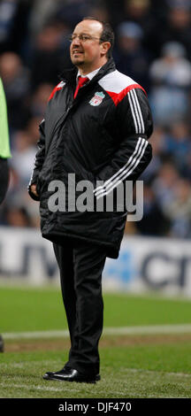 Liverpool Manager Rafael Benitez durante il gioco (credito Immagine: © fotografo/Cal Sport Media) Foto Stock