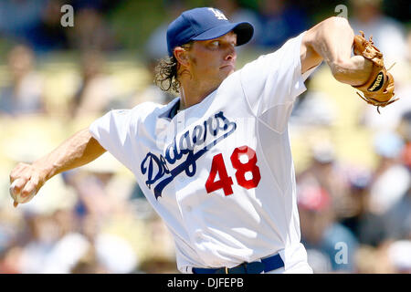 06 GIU 2010: Los Angeles Dodger a partire lanciatore John Ely fa un passo contro il Atlanta Braves. .Dei Dodgers sarebbe andare a vincere 5-4 con il loro terzo cammino off win della settimana, nel fondo dell'undicesimo inning. (Credito Immagine: © Tony Leon/Southcreek globale/ZUMApress.com) Foto Stock