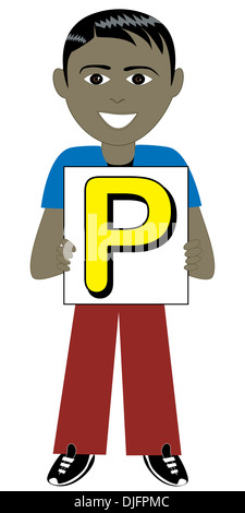 Alfabeto bambini disponibile come un vettore o illustrazione Raster Foto Stock